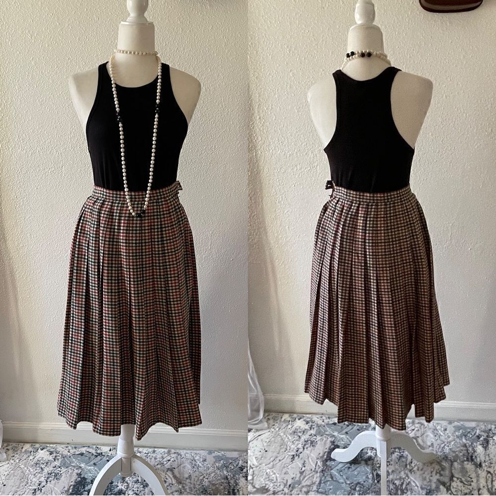 PANDLETON wool vintage skirt size 6